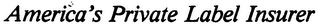AMERICA'S PRIVATE LABEL INSURER logo
