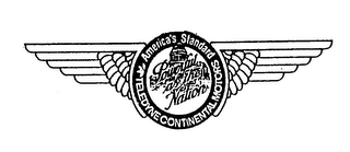 AMERICA'S STANDARD TELEDYNE CONTINENTALMOTORS POWERFUL AS THE NATION logo