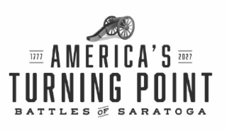 AMERICA'S TURNING POINT BATTLES OF SARATOGA 1777 2027 logo
