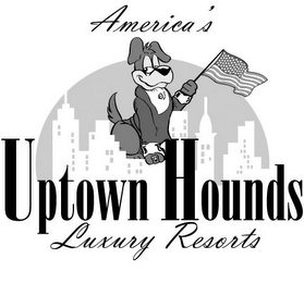 AMERICA'S UPTOWN HOUNDS LUXURY RESORTS logo