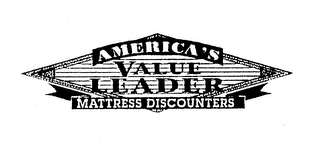 AMERICA'S VALUE LEADER MATTRESS DISCOUNTERS logo