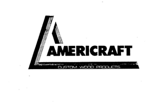 AMERICRAFT CUSTOM WOOD PRODUCTS. logo