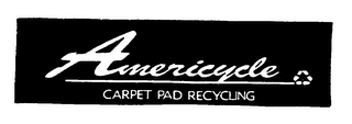 AMERICYCLE CARPET PAD RECYCLING logo