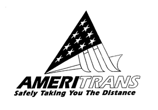 AMERITRANS SAFELY TAKING YOU THE DISTANCE logo