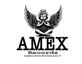 AMEX AMEX RECORDS ANGELENO MUSIC ENTERTAINMENT X logo