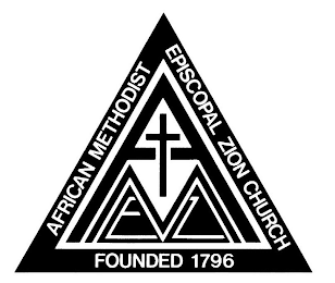 AMEZ AFRICAN METHODIST EPISCOPAL ZION CHURCH FOUNDED 1796 AMEZ logo