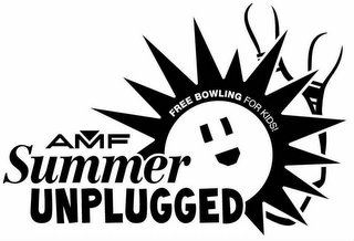 AMF SUMMER UNPLUGGED FREE BOWLING FOR KIDS! logo