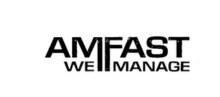 AMFAST WE MANAGE logo
