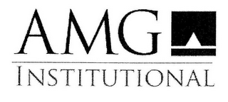 AMG INSTITUTIONAL logo