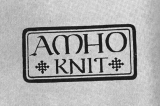 AMHO KNIT logo