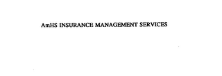 AMHS INSURANCE MANAGEMENT SERVICES logo