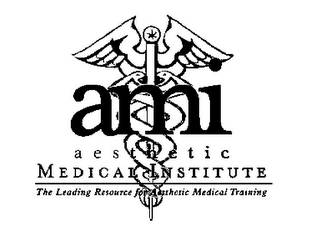 AMI AESTHETIC MEDICAL INSTITUTE THE LEADING RESOURCES FOR AESTHETIC MEDICAL TRAINING logo