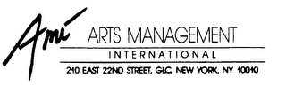 AMI ARTS MANAGEMENT INTERNATIONAL logo
