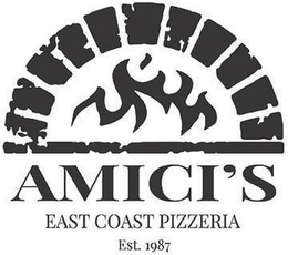 AMICI'S EAST COAST PIZZERIA EST. 1987 logo