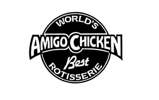 AMIGO CHICKEN WORLD'S BEST ROTISSERIE logo