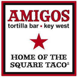 AMIGOS TORTILLA BAR KEY WEST HOME OF THE SQUARE TACO2 logo
