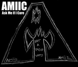 A.M.I.I.C. ASK ME IF I CARE logo