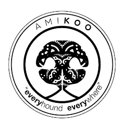 AMIKOO "EVERYHOUND EVERYWHERE" logo