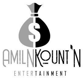 $ AMILNKOUNT'N ENTERTAINMENT logo