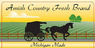 AMISH COUNTRY FRESH BRAND MICHIGAN MADE logo