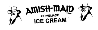 AMISH-MAID HOMEMADE ICE CREAM logo