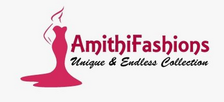 AMITHIFASHIONS UNIQUE & ENDLESS COLLECTIONS logo