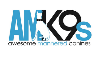 AMK9S AWESOME MANNERED CANINES logo