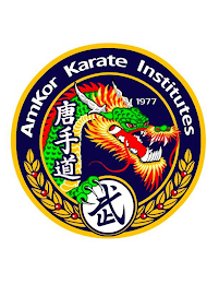 AMKOR KARATE INSTITUTES 1977 logo