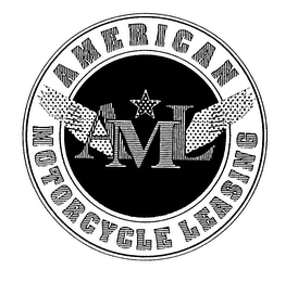 AML AMERICAN MOTORCYCLE LEASING logo