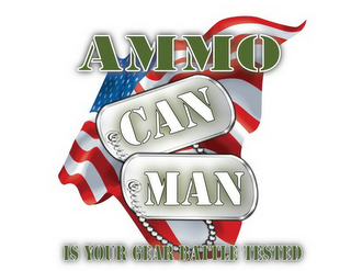 AMMO CAN MAN IS YOUR GEAR BATTLE TESTED logo