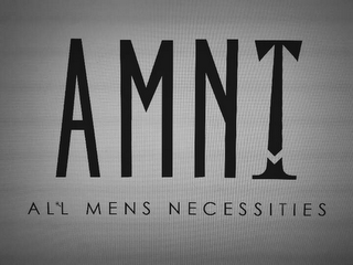 AMNT ALL MENS NECESSITIES logo