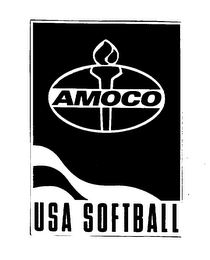 AMOCO USA SOFTBALL logo