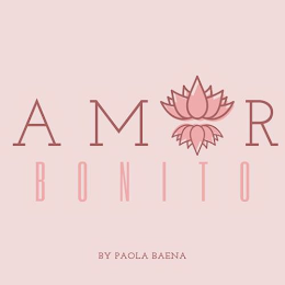 AMOR BONITO BY PAOLA BAENA logo