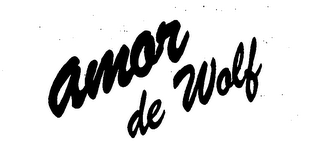 AMOR DE WOLF logo