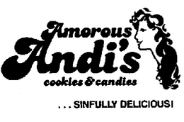AMOROUS ANDI'S COOKIES & CANDIES ...SINFULLY DELICIOUS] logo