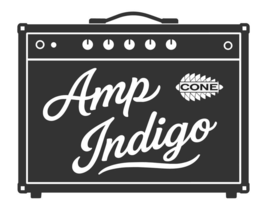 AMP INDIGO CONE logo