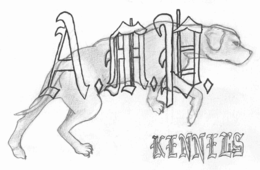 A.M.P. KENNELS logo