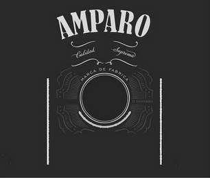 AMPARO CALIDAD SUPREMA MARCA DE FABRICA logo