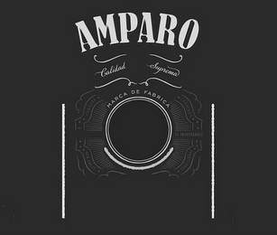 AMPARO CALIDAD SUPREMA MARCA DE FABRICA logo