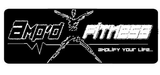 AMP'D FITNESS AMPLIFY YOUR LIFE... logo
