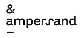 & AMPERSAND - logo