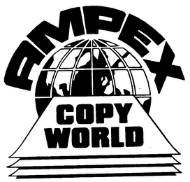AMPEX COPY WORLD logo