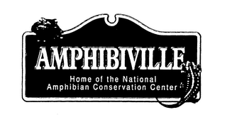 AMPHIBIVILLE HOME OF THE NATIONAL AMPHIBIAN CONSERVATION CENTER logo