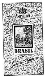 AMPHORA BRASIL SPECIAL RESERVE D-E AMPHORA SELECTION ESTABLISHED 1753 logo