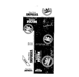 AMPHORA D-E JAMAICA RUM VINTAGE SELECTION IMPORTED logo