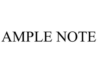 AMPLE NOTE logo