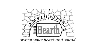 AMPLIFIERS HEARTH WARM YOUR HEART AND SOUND logo