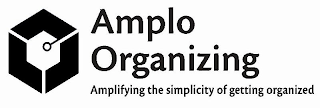AMPLO ORGANIZING AMPLIFYING THE SIMPLICITY OF GETTING ORGANIZED logo