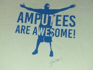 AMPUTEES ARE AWESOME logo