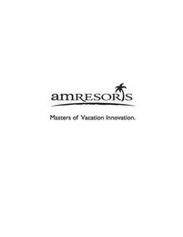 AMRESORTS MASTERS OF VACATION INNOVATION logo